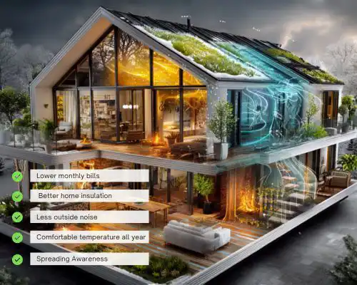 Cross-section of premium uPVC profile