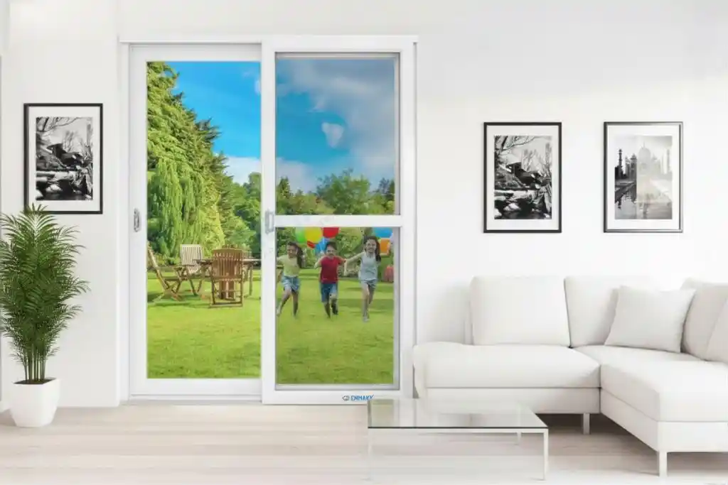 uPVC Sliding Door by ENMAKK - uPVC Profile Manufacturer in India