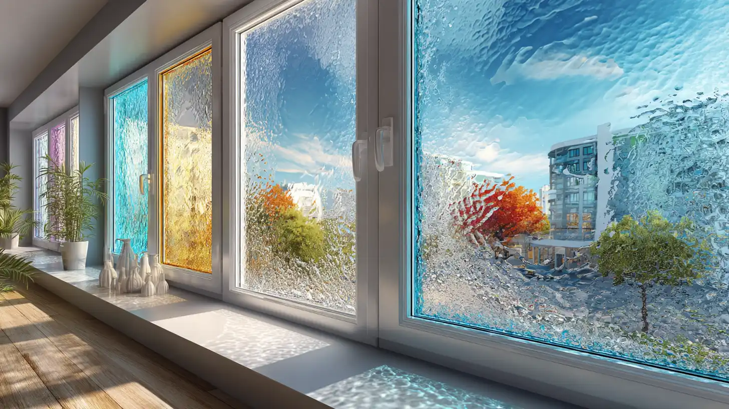 Variety of uPVC Window Glass Types for Home Interior
